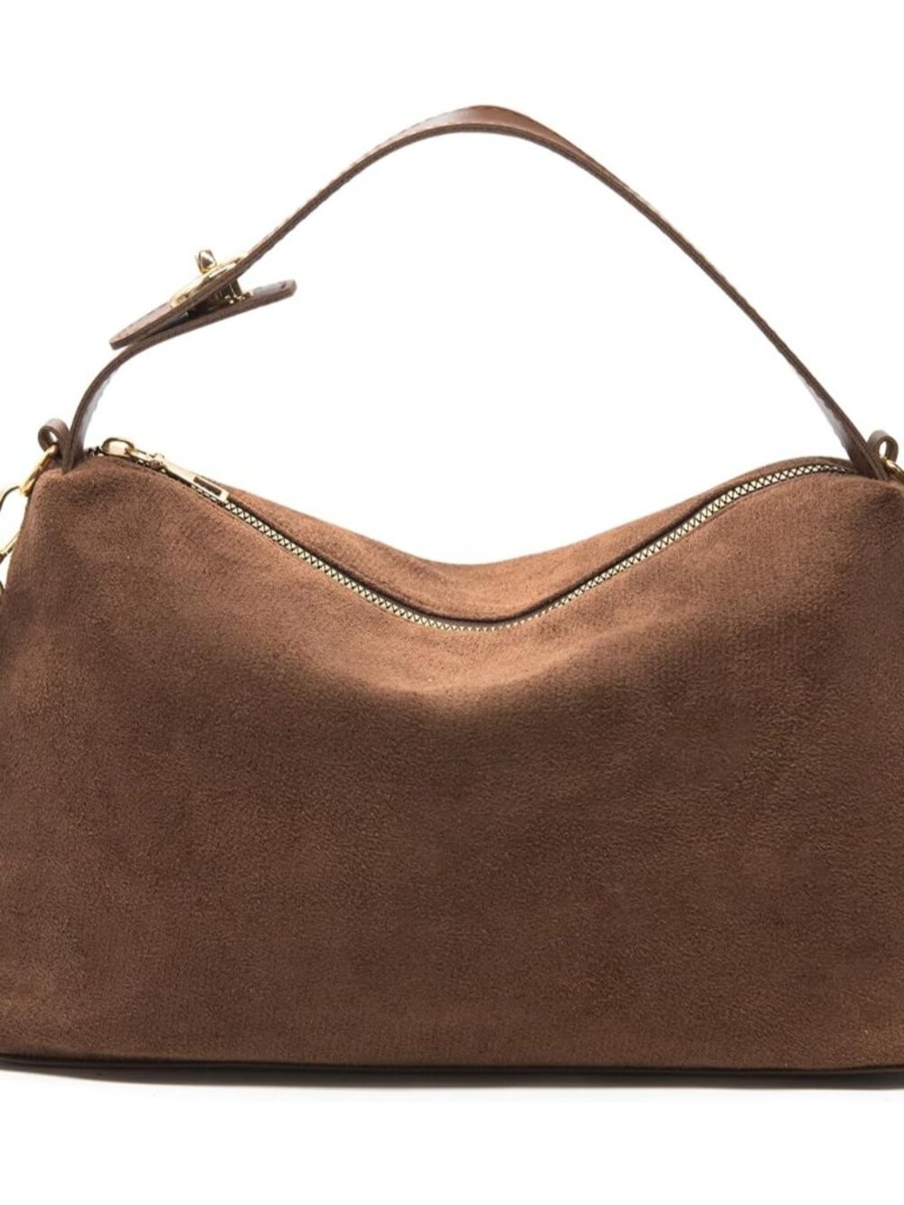 Suede Crossbody Bag for Women Suede Handbag Shoulder Bag Fall Slouchy Tote Bag T